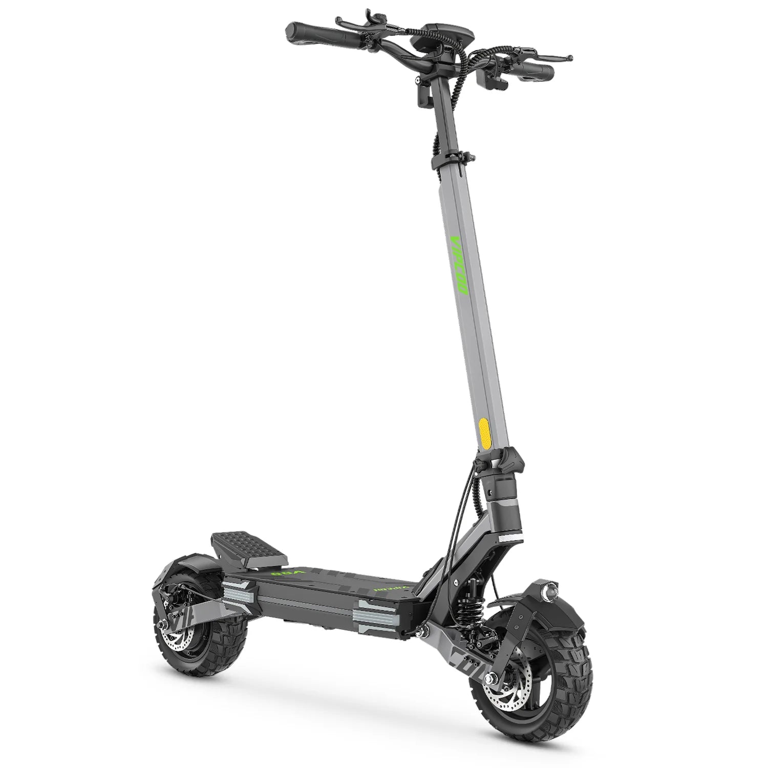 Trottinette électrique VIPCOO VC-VS6 - Moteur 1000W Batterie 48V18.2Ah Pneus 10" Pliable Frein à disque mécanique - Gris