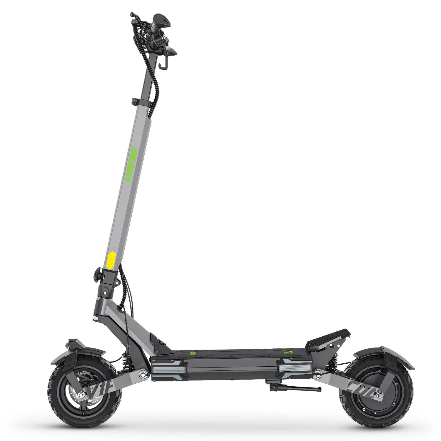 Trottinette électrique VIPCOO VC-VS6 - Moteur 1000W Batterie 48V18.2Ah Pneus 10" Pliable Frein à disque mécanique - Gris