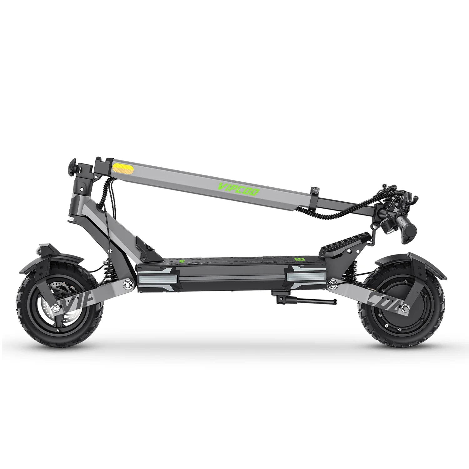 Trottinette électrique VIPCOO VC-VS6 - Moteur 1000W Batterie 48V18.2Ah Pneus 10" Pliable Frein à disque mécanique - Gris