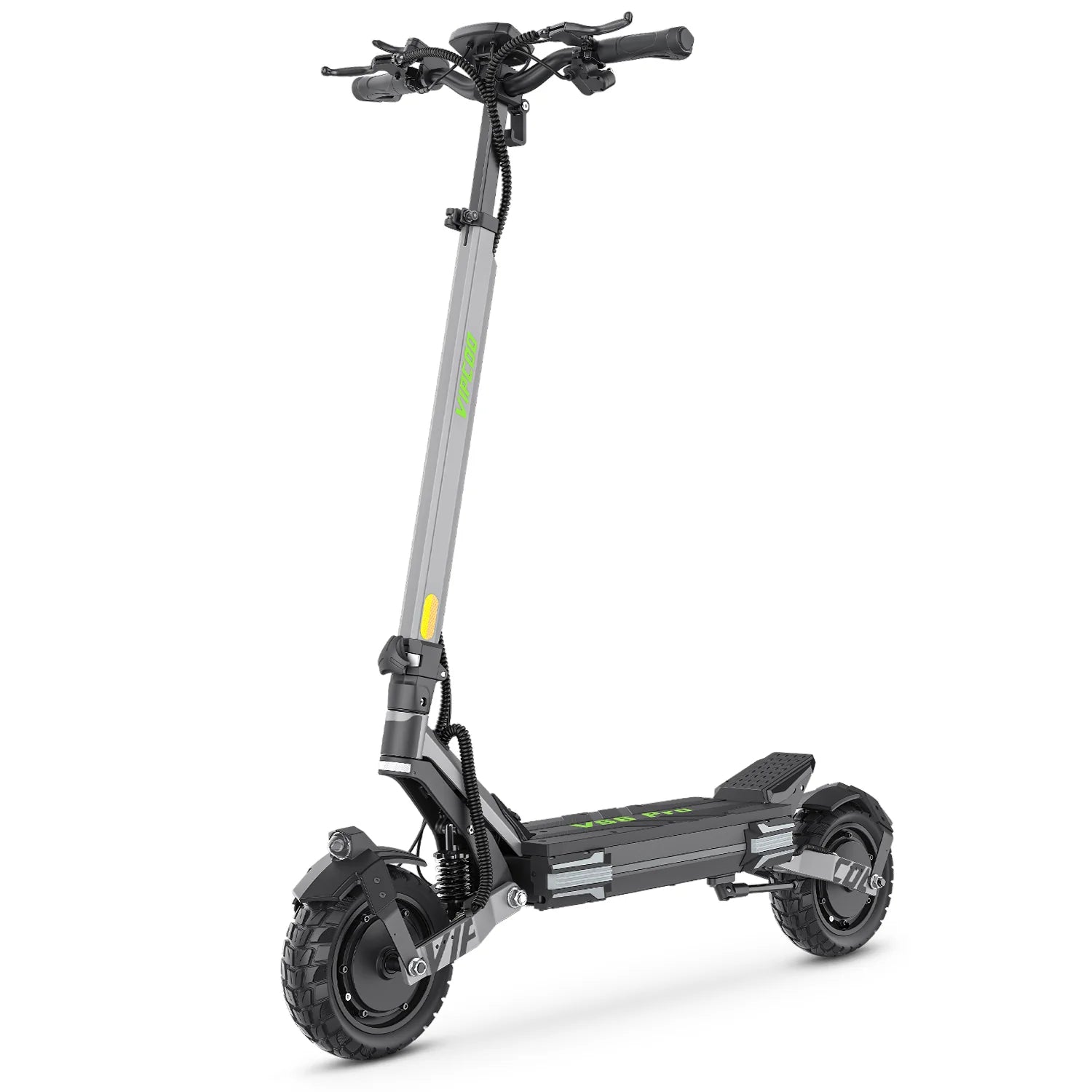 VIPCOO VC-VS6 PRO Electric Scooter - 2400W Motor 52V20.8Ah Battery 10" Tires Foldable Mechanical Disc Brake - Grey