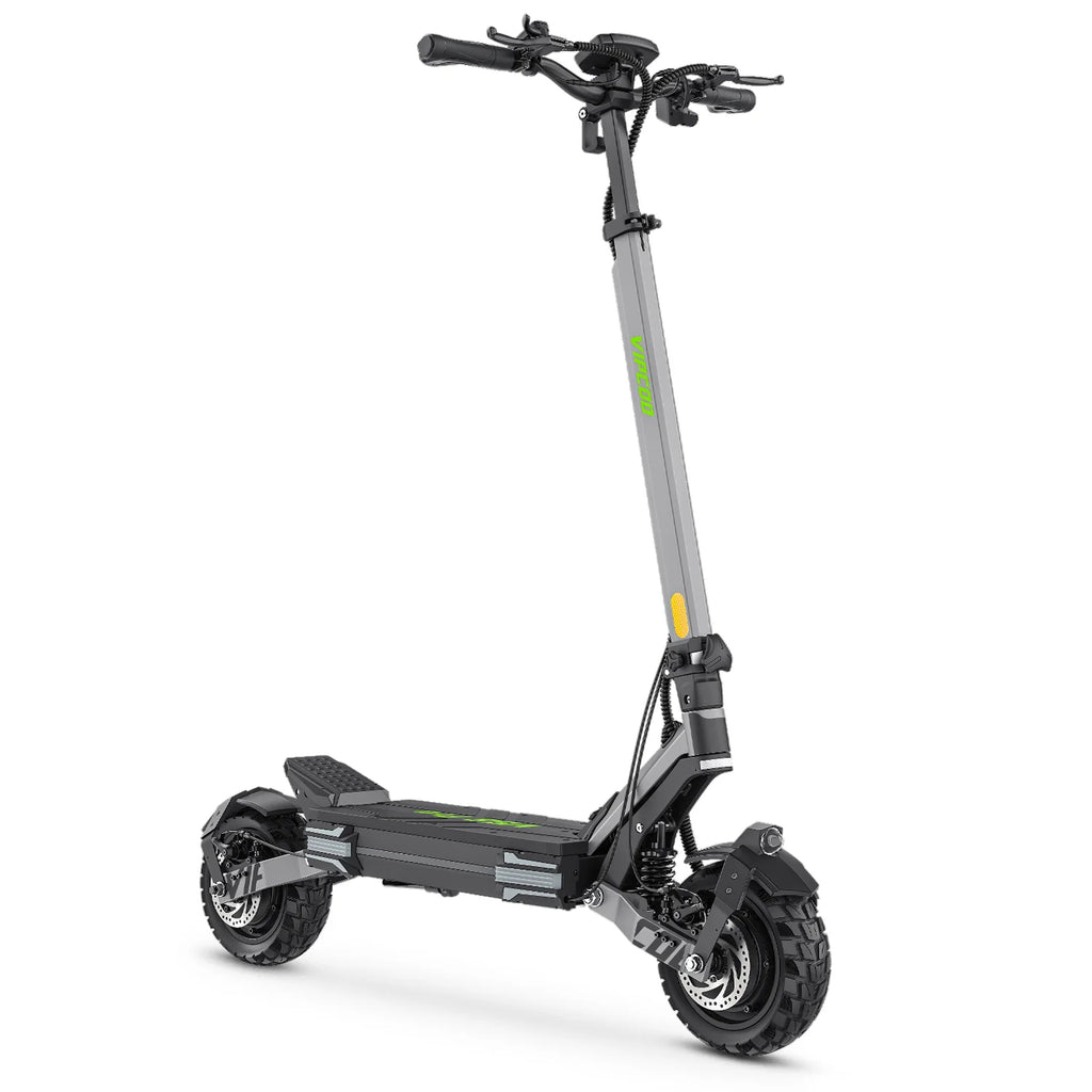 VIPCOO VC-VS6 PRO Electric Scooter - 2400W Motor 52V20.8Ah Battery 10" Tires Foldable Mechanical Disc Brake - Grey