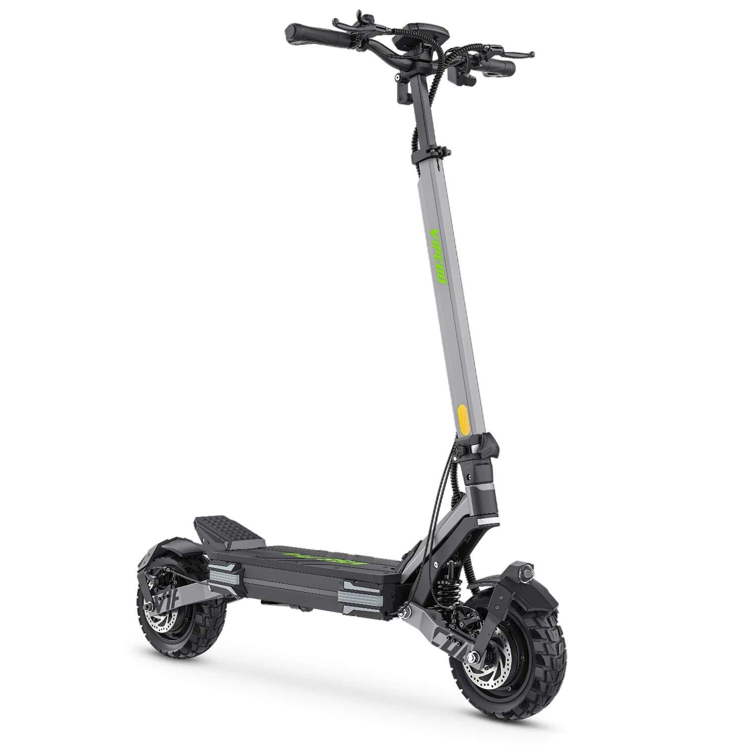 VIPCOO VC-VS6 PRO Electric Scooter - 2400W Motor 52V20.8Ah Battery 10" Tires Foldable Mechanical Disc Brake - Grey