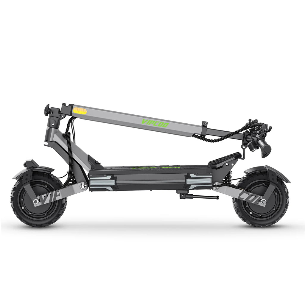VIPCOO VC-VS6 PRO Electric Scooter - 2400W Motor 52V20.8Ah Battery 10" Tires Foldable Mechanical Disc Brake - Grey