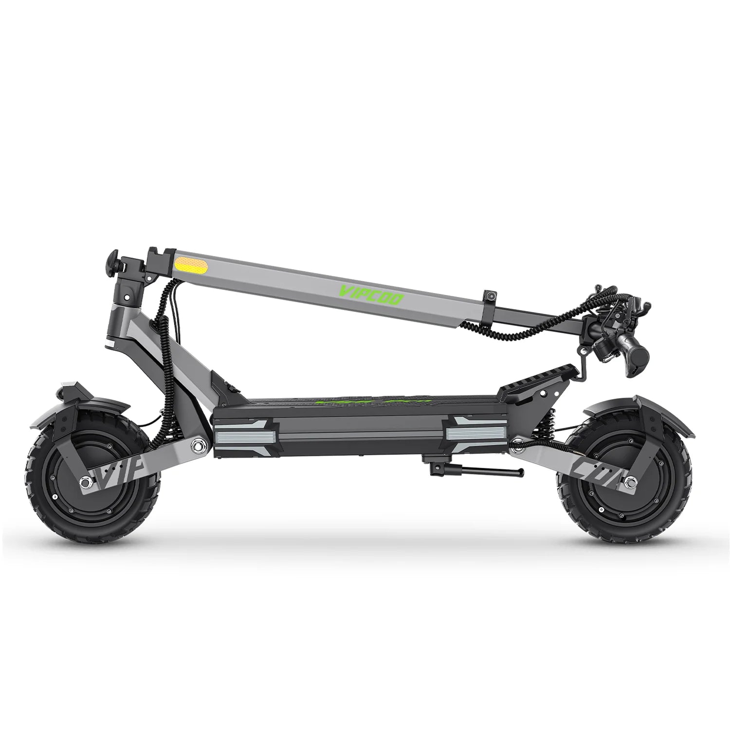 VIPCOO VC-VS6 PRO Electric Scooter - 2400W Motor 52V20.8Ah Battery 10" Tires Foldable Mechanical Disc Brake - Grey