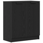 vidaXL Sideboard 3 pcs Schwarz Eichen-Optik 180 x 30 x 70 cm